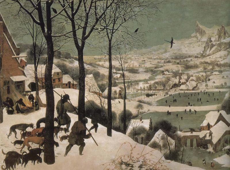 Pieter Bruegel Snow hunting